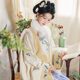 小春良月汉服女 素马面裙秋冬装 蓝田玉暖 明制长袄圆领比甲汉元