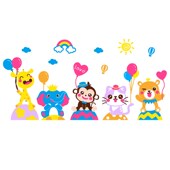 幼儿园开学楼梯墙面装 饰学校楼道走廊环创主题文化墙贴画布置标语