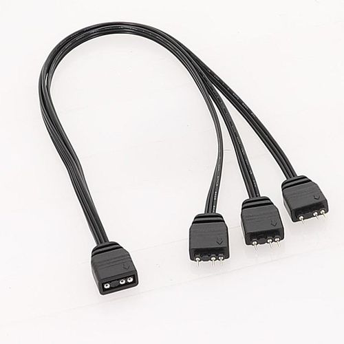 主板ARGB一分三连接线1分3 RGB线 5V 3Pin转接线扁平线ARGB扩展线