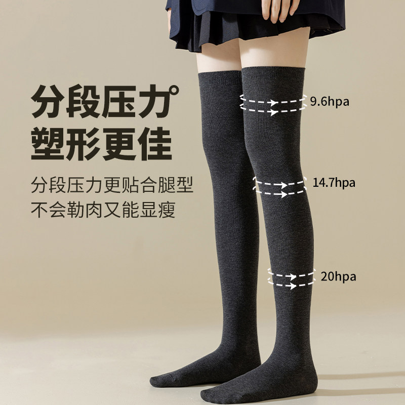过膝袜女秋冬款高筒过膝盖长袜护膝防滑黑色长筒袜jk大腿袜半截袜,女士内衣/男士内衣/家居服,长筒袜,淘宝优惠券,粉丝福利购,淘宝优惠卷