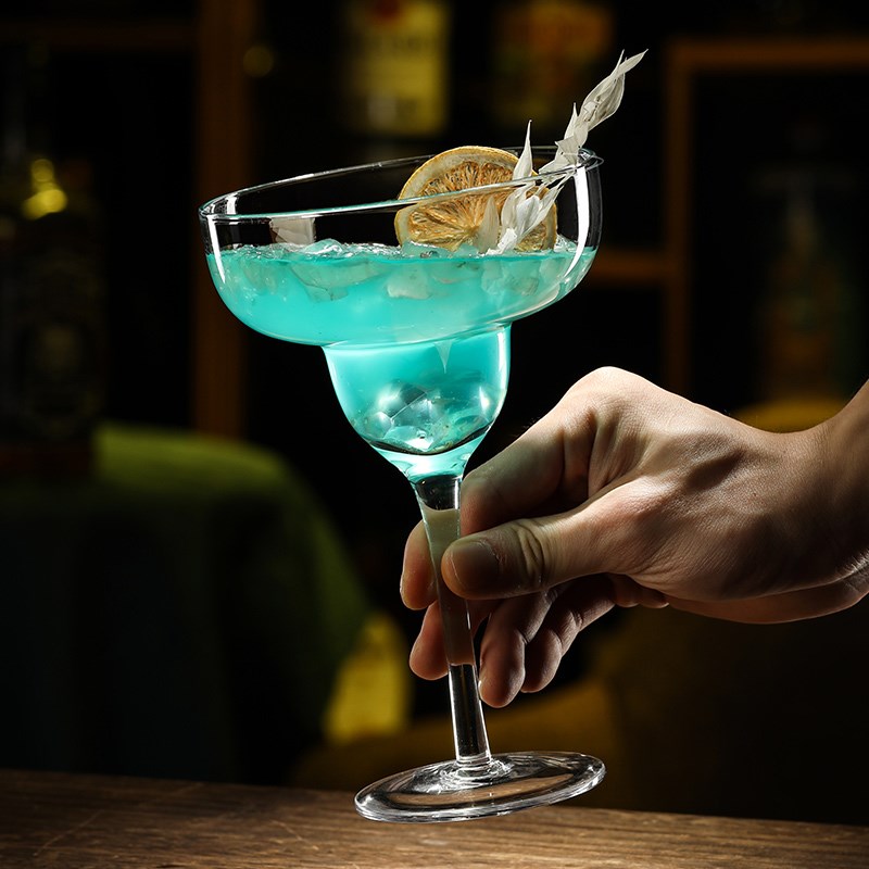 玛格丽特杯水晶玻璃杯酒吧日式鸡尾酒杯子高脚香槟杯网红气泡酒杯