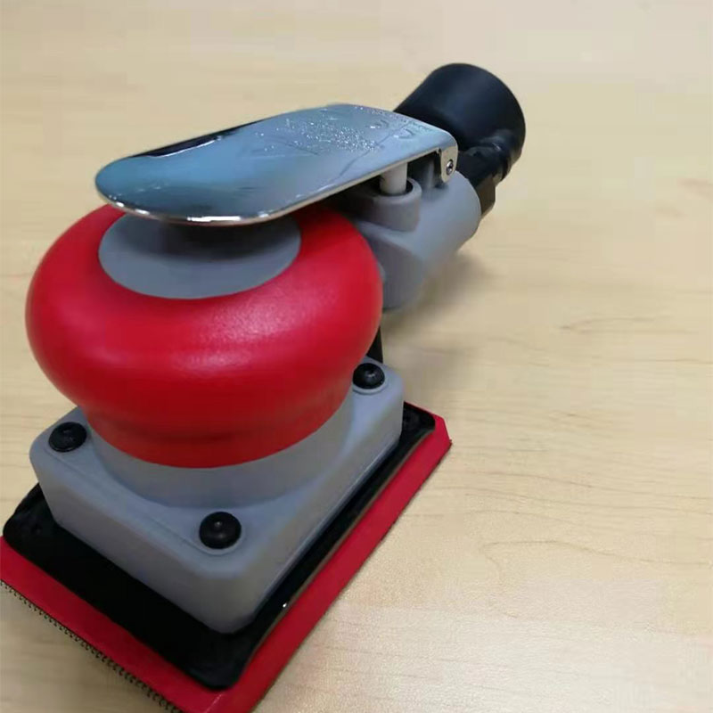 双鹰方形气动打磨机汽车漆面抛光橘皮纹干磨机薄软膜磨砂纸磨灰