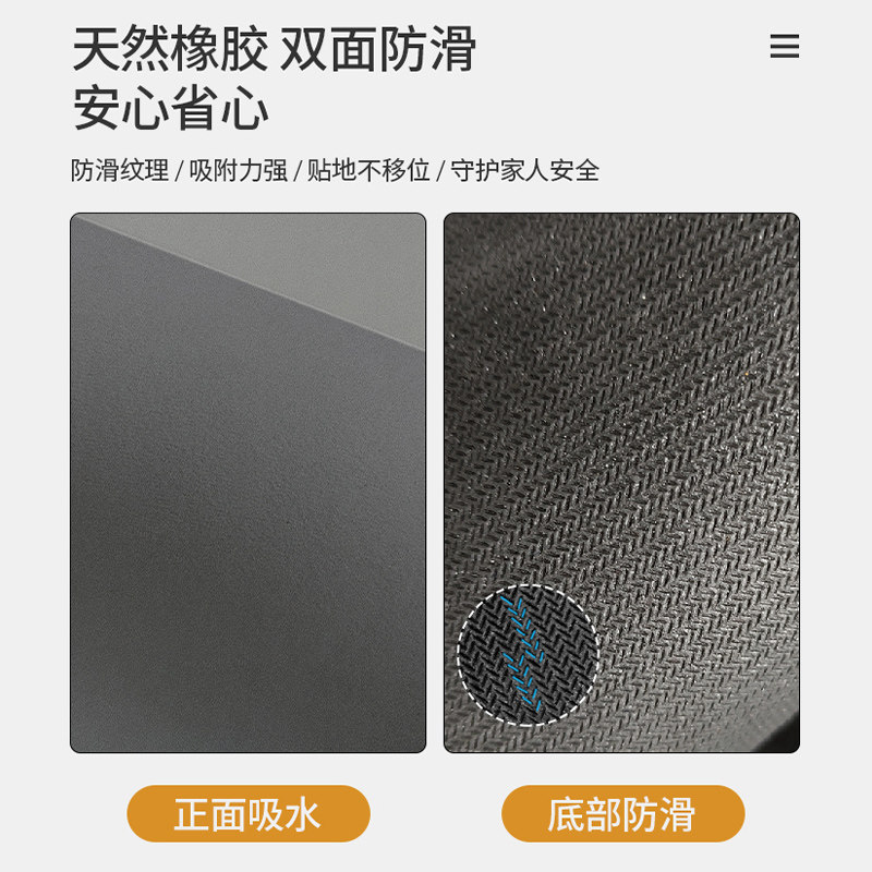 厨房地垫吸水防滑脚垫矽藻泥软垫进门垫耐脏防水防油可擦免洗地毯,居家布艺,厨房地垫,淘宝优惠券,粉丝福利购,淘宝优惠卷