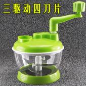 多功能切菜器手动绞肉机饺子馅打蒜蓉切丝切菜神器家用手摇绞菜器