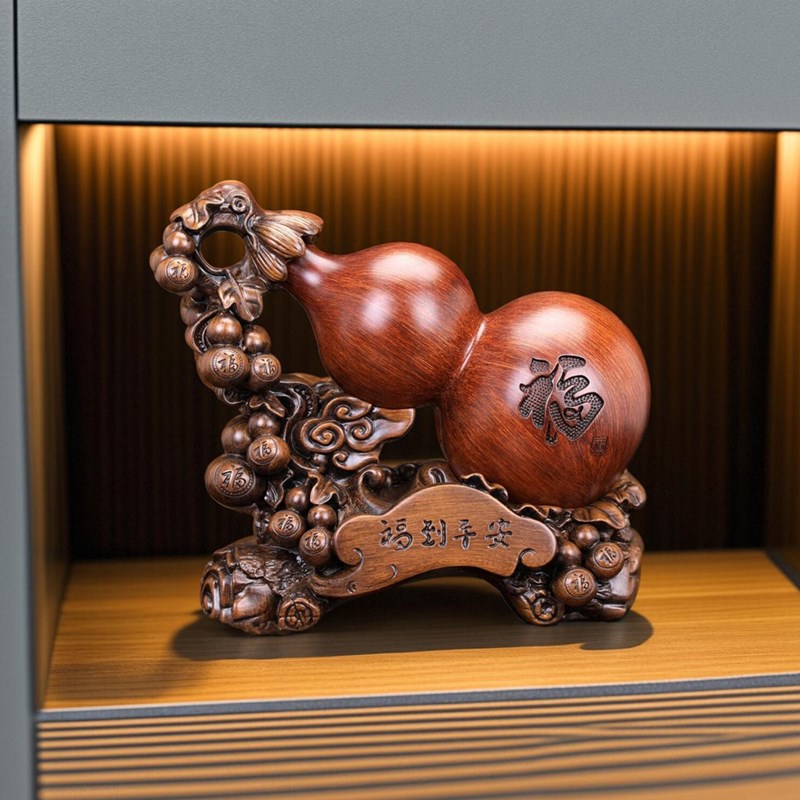 福到平安葫芦摆件开业礼物家居客厅玄关酒柜装饰品乔迁新居礼品