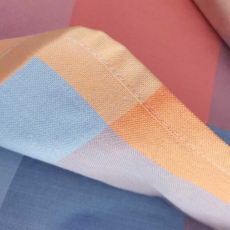 精梳棉32支纱纯全棉老r粗布床单枕套被套三件套单人双人不起球