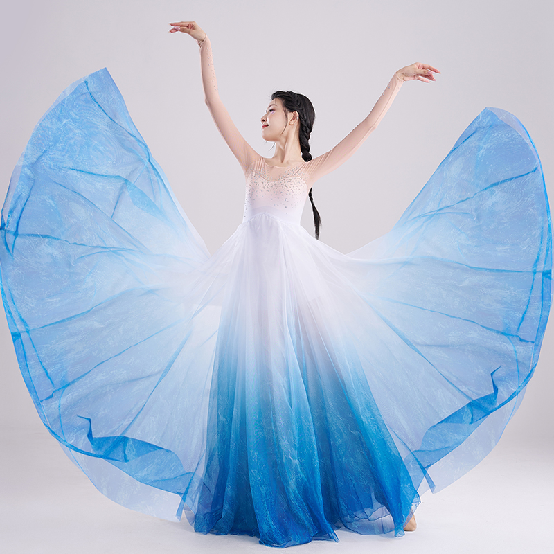 开场舞大摆裙演出服气幻海