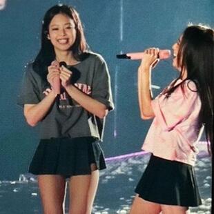 BLACKPINK东京日巡2023演唱会BORN PINK扎染童装短袖T恤亲子装潮