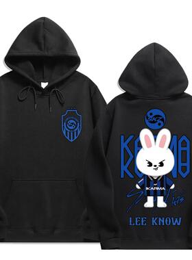 2025 Stray Kids skz 回归周边组合下摆螺纹连帽衫卫衣上衣现货