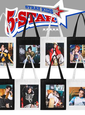stray kdis流浪小孩高清海报帆布袋5-star导复古百搭手提包托特包