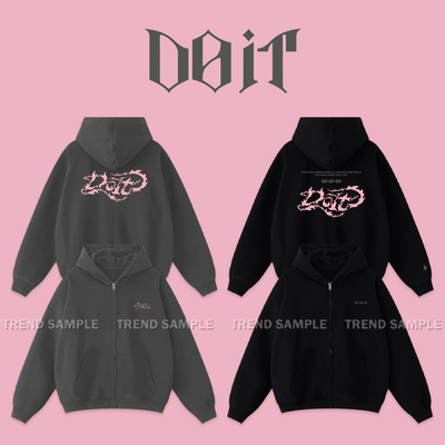 StrayKids快闪DO IT周边同款拉链连帽卫衣男女秋冬宽松开衫外套