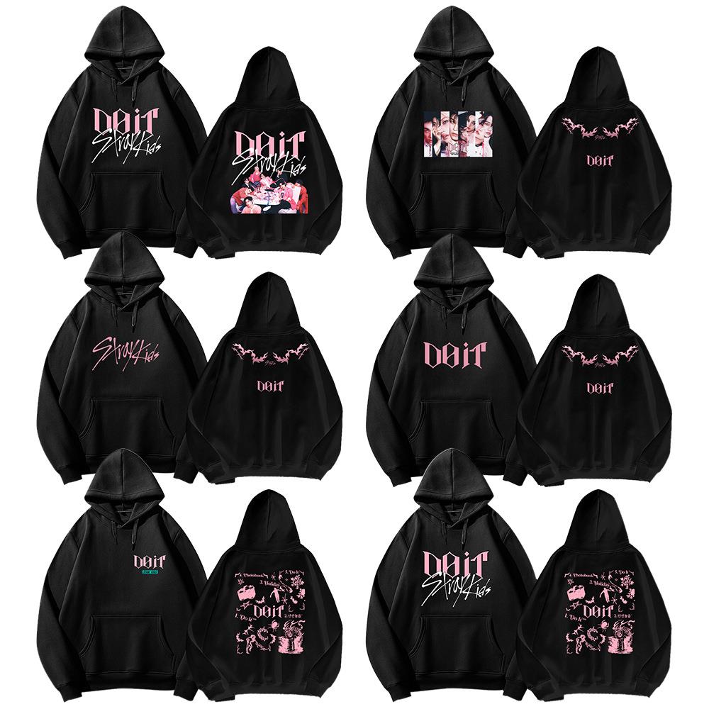 stray kids卫衣秋冬长袖连帽衫外套专辑DO IT新款潮流上衣加绒skz