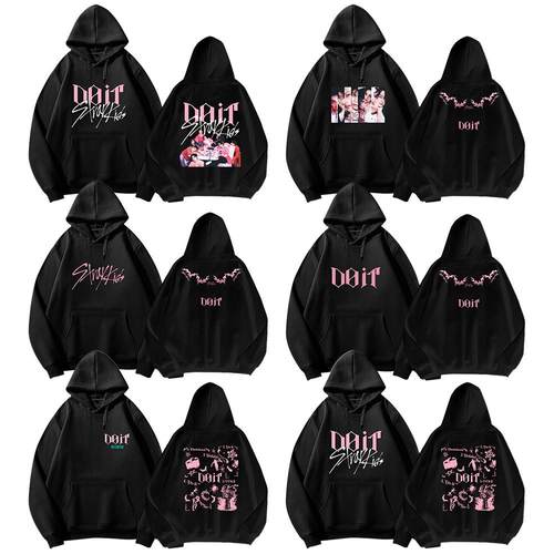 stray kids卫衣秋冬长袖连帽衫外套专辑DO IT新款潮流上衣加绒skz