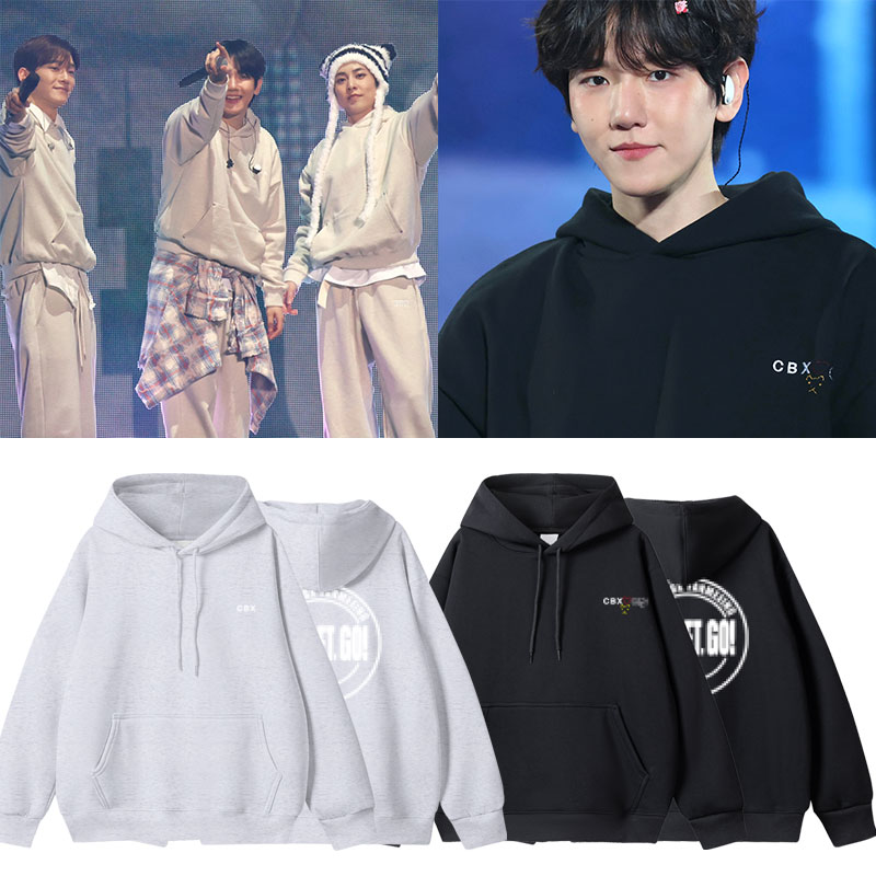 EXO2025CBX日本粉丝见面会GetSetGo金珉锡金钟大边伯贤同款卫衣服