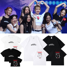 BABYMONSTER演唱会SEE YOU THERE周边新加坡场同款短袖T恤上衣服
