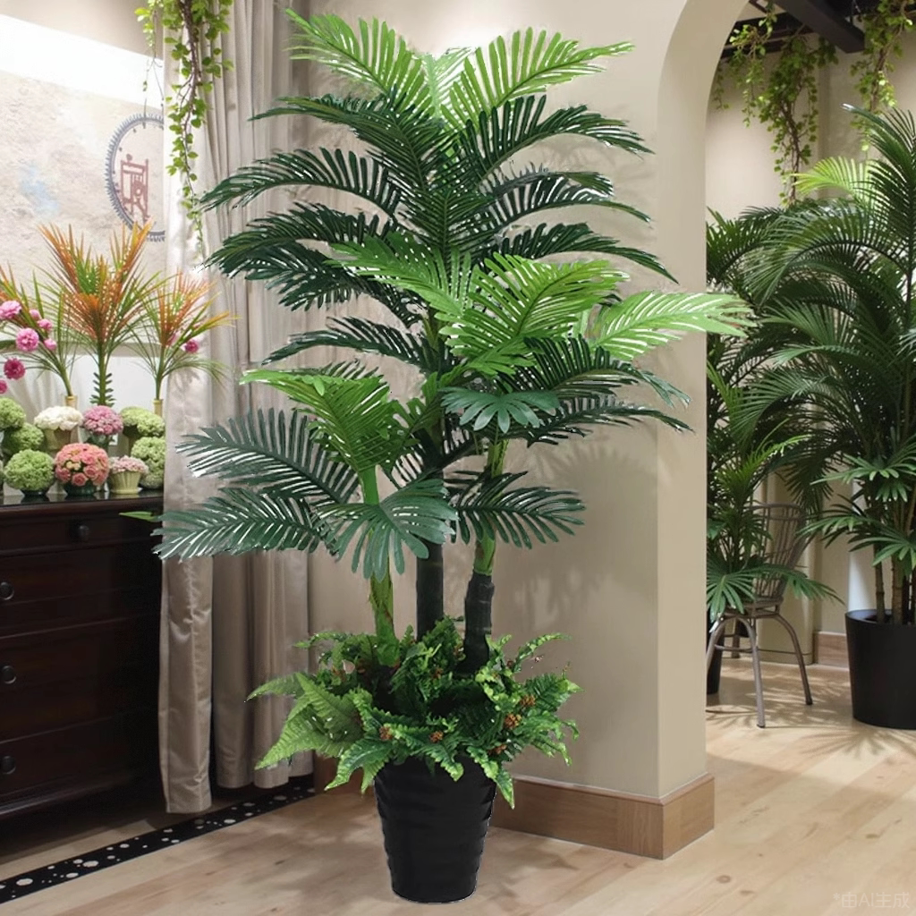 仿真绿植盆栽室内装饰大型仿生散尾葵植物葵树客厅摆件办公室造景,家居饰品,仿真植物盆景,淘宝优惠券,粉丝福利购,淘宝优惠卷