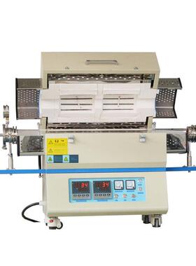 科技OTL1200-1200-100双温区管式炉实验室高温管式炉管式炉
