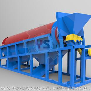 厂家直供无轴滚筒筛齿轮传动大功率筛分设备 多层滚筒筛原厂设计