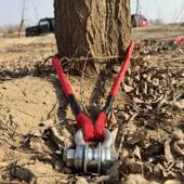 越野救援滑轮组合电动绞盘滑轮组超高分子抱树绳滑轮装 脱困抱树带