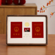 胡桃木结婚证装 裱相框圆角实木摆台挂墙A4寸情侣夫妻领证登记证框