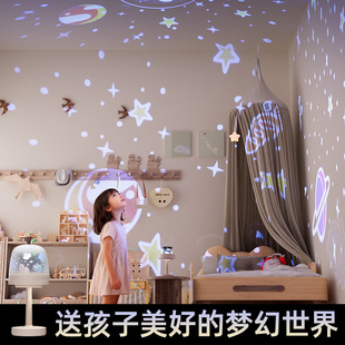 眼护士星空投影仪小夜灯玩具卧室灯满天星氛围儿童女孩生日礼物