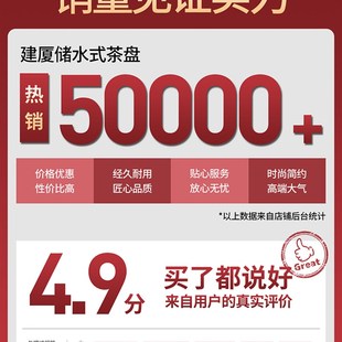 客厅家用小型茶台茶具功夫干泡沥水单独茶杯 茶盘托盘家用2022新款