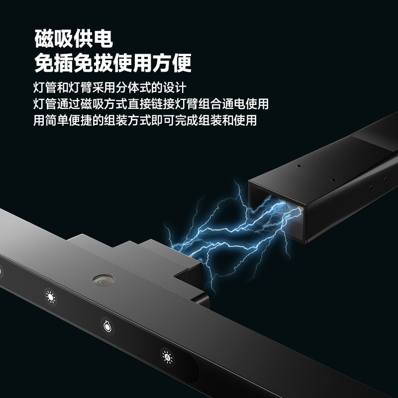 LYMAX徕美视显示器护眼屏幕挂灯全空间桌面工作台灯超广域写字灯