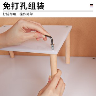 柜橱柜内收纳神器隔断板桌面置物架 亚克力衣柜分层隔板定制柜子鞋