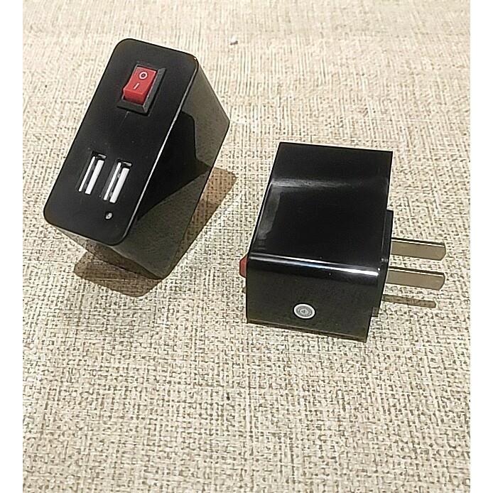 USB转换插头二合一转换器电源头供灯氛围灯专用莲花变色灯可定色