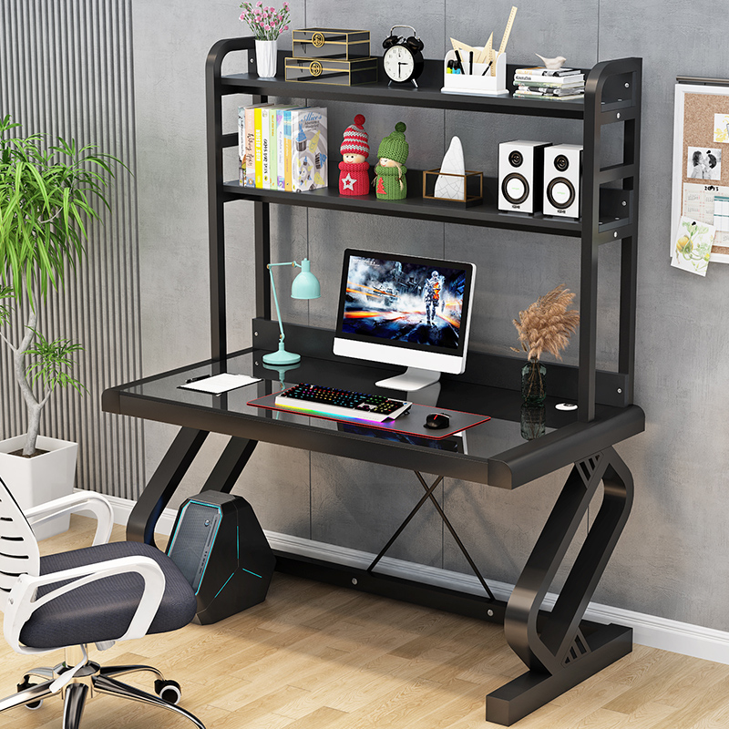 电脑桌台式一体桌书桌家用学生学习写字桌