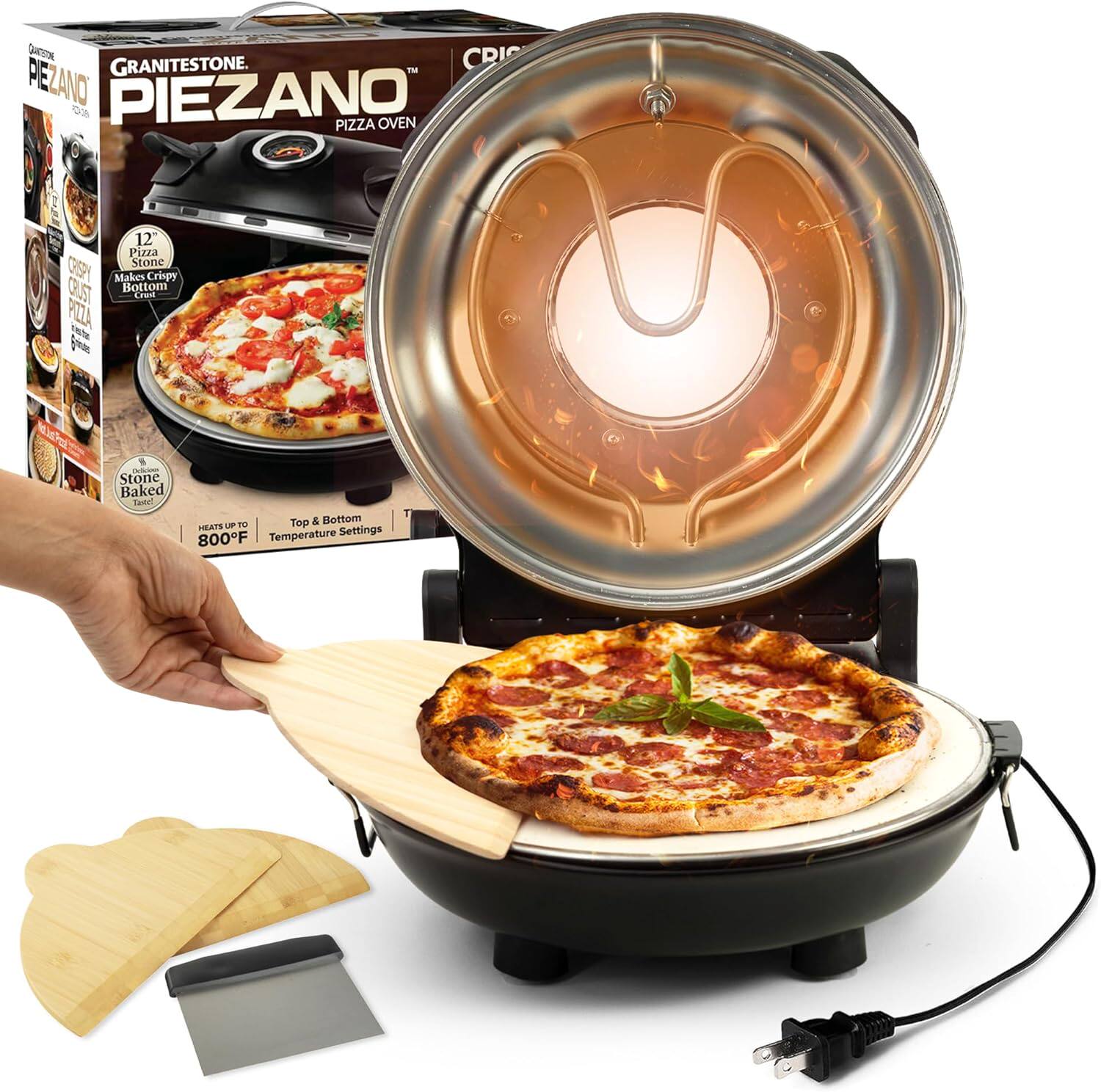 Crispy Crust Pizza Oven by Granite stone Electric Pizza - 实物图