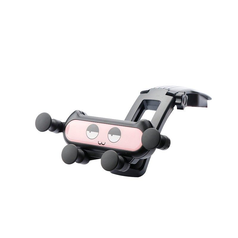 不挡视线汽车手机支架车载车用导航支架可爱多功能女卡通重力感应