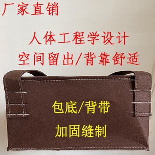 双肩工具包背包高密度硬料铆钉加固尼龙线加密缝制耐磨工地建筑