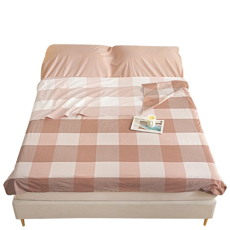 纯棉酒店隔脏睡袋100全棉被套罩床单四件套出差成人旅睡宝三件套4