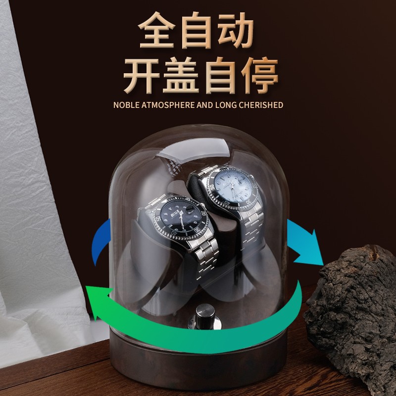 防磁家用静音摇表器自动机械表上链手表盒转表器旋转收纳盒摇摆器