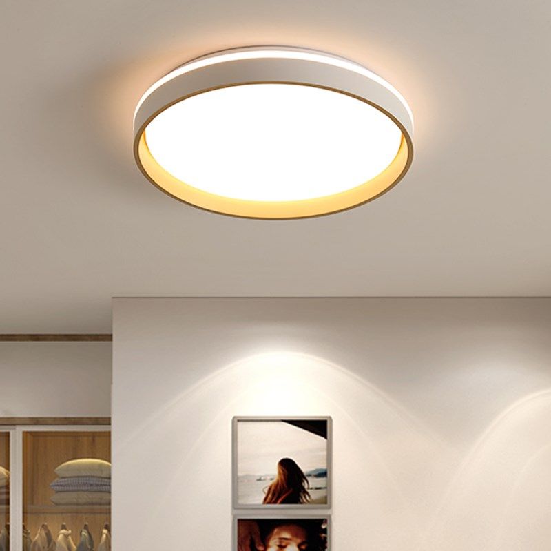 全光谱主卧室灯护眼儿童房间吸顶灯简约2023新款led中山客厅灯具