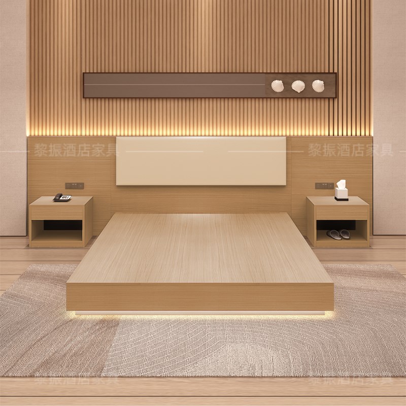 酒店标间全套家具宾馆公寓旅馆单双人快捷民宿专用定制客房悬浮床