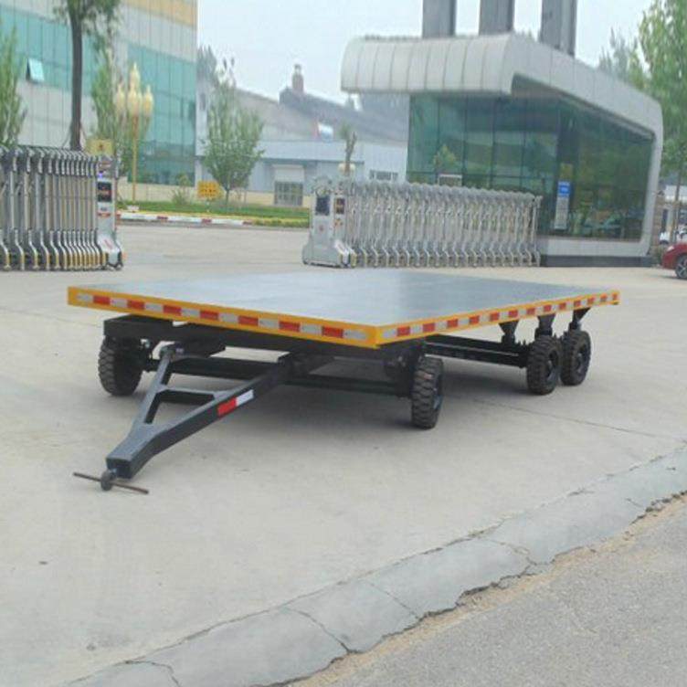 货源供应12吨平板拖车移动拖车可欢迎来询厂家供应