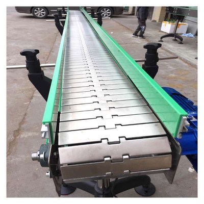 无锡供应链板输送机不锈钢网带链板输送机耐高温链板X流水线输送