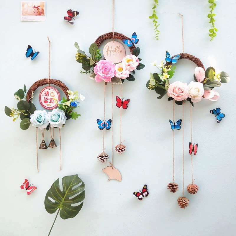 花环装饰创意墙壁挂件壁饰墙上装饰品壁饰房间客厅挂墙家居饰品
