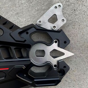 自制挡泥板支架HH豪豪战甲平叉挡泥板支架安装调挡泥板