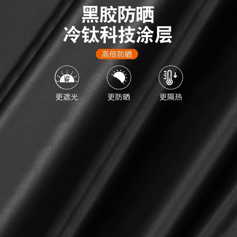 户外天幕帐篷露营旅游野炊装备加厚防晒防水八角黑胶涂银层遮阳棚