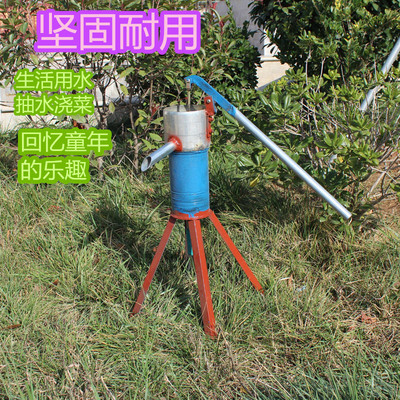 老式压水井手摇泵家用抽水泵洋井头吸水器手动摇水机摇井泵