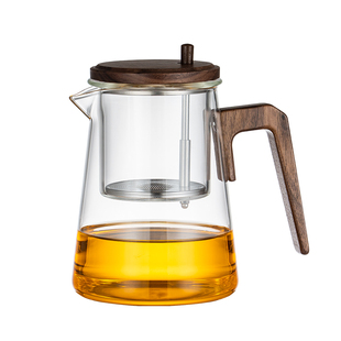 飘逸杯玻璃内胆泡茶壶耐热办公室茶水分离过滤冲茶器可拆洗飘逸壶