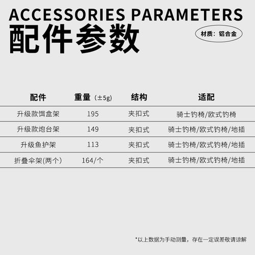 六鱼钓椅配件铝合金骑士通用钓鱼炮台架鱼护饵盒支架伞架新款