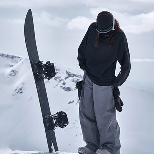 awka单板滑雪裤女2024新款3L防水防风防雪滑雪服裤子宽松男加棉