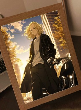 东京复仇者灯光画mie佐野万次郎相框氛围灯桌面卧室床头小夜灯