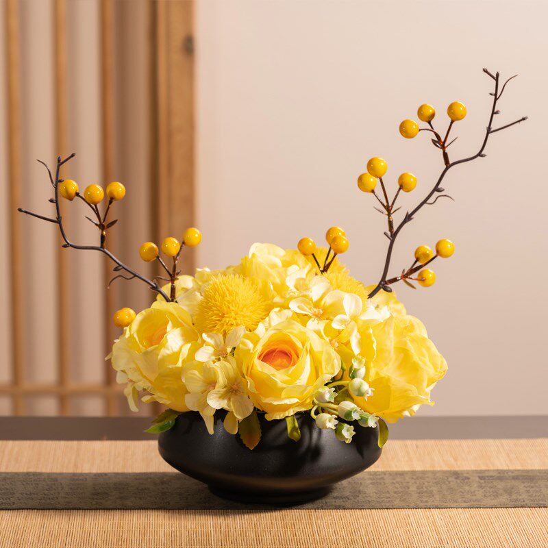 装饰微景观圆桌中心摆台酒店大圆桌转盘中间餐桌摆圆形,家居饰品,餐桌花艺,淘宝优惠券,粉丝福利购,淘宝优惠卷