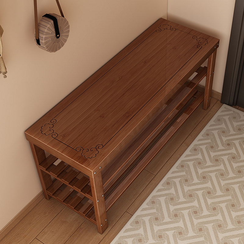 换鞋凳门口家用鞋柜坐凳一体入户进门坐鞋架穿鞋凳非实木长条凳