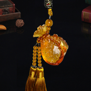 汽车挂件饰品貔貅钱袋车内挂饰车载平安福男女后视镜吊饰装饰